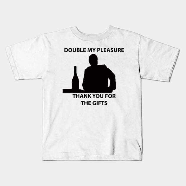 Double My Pleasure Kids T-Shirt by AthenaBrands